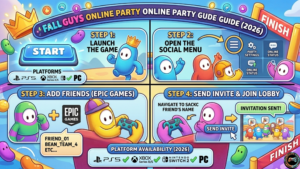 Play Fall Guys With Friends Online