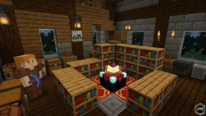 Minecraft Bookshelf Placement