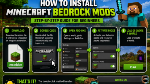install Minecraft Bedrock Mods