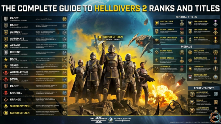 Helldivers 2 Ranks and Titles Guide